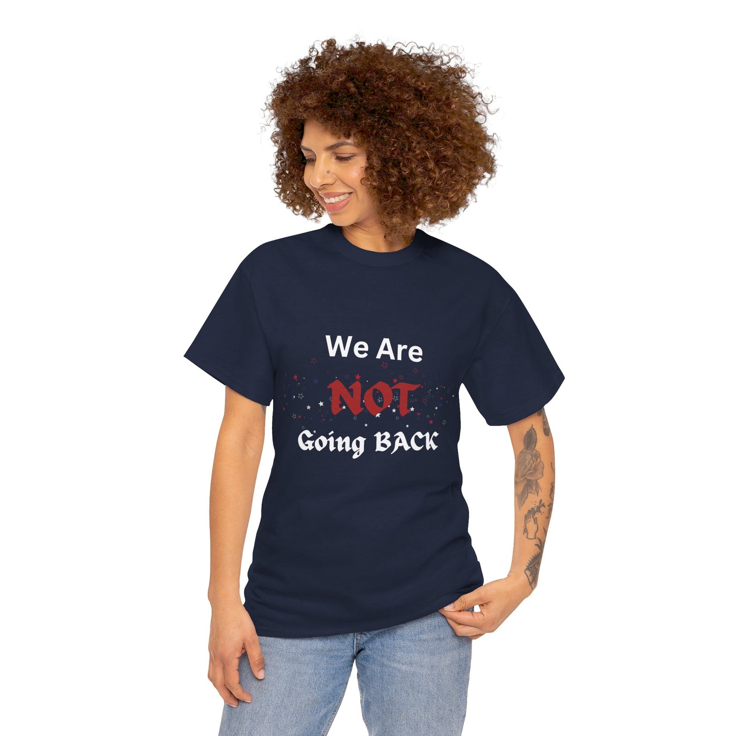 Unisex Heavy Cotton Tee Not going back