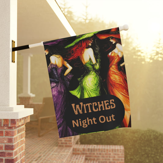 Garden Flag - Witches Night Out