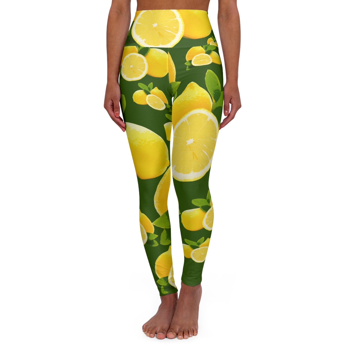 High Waisted Yoga Leggings (AOP)