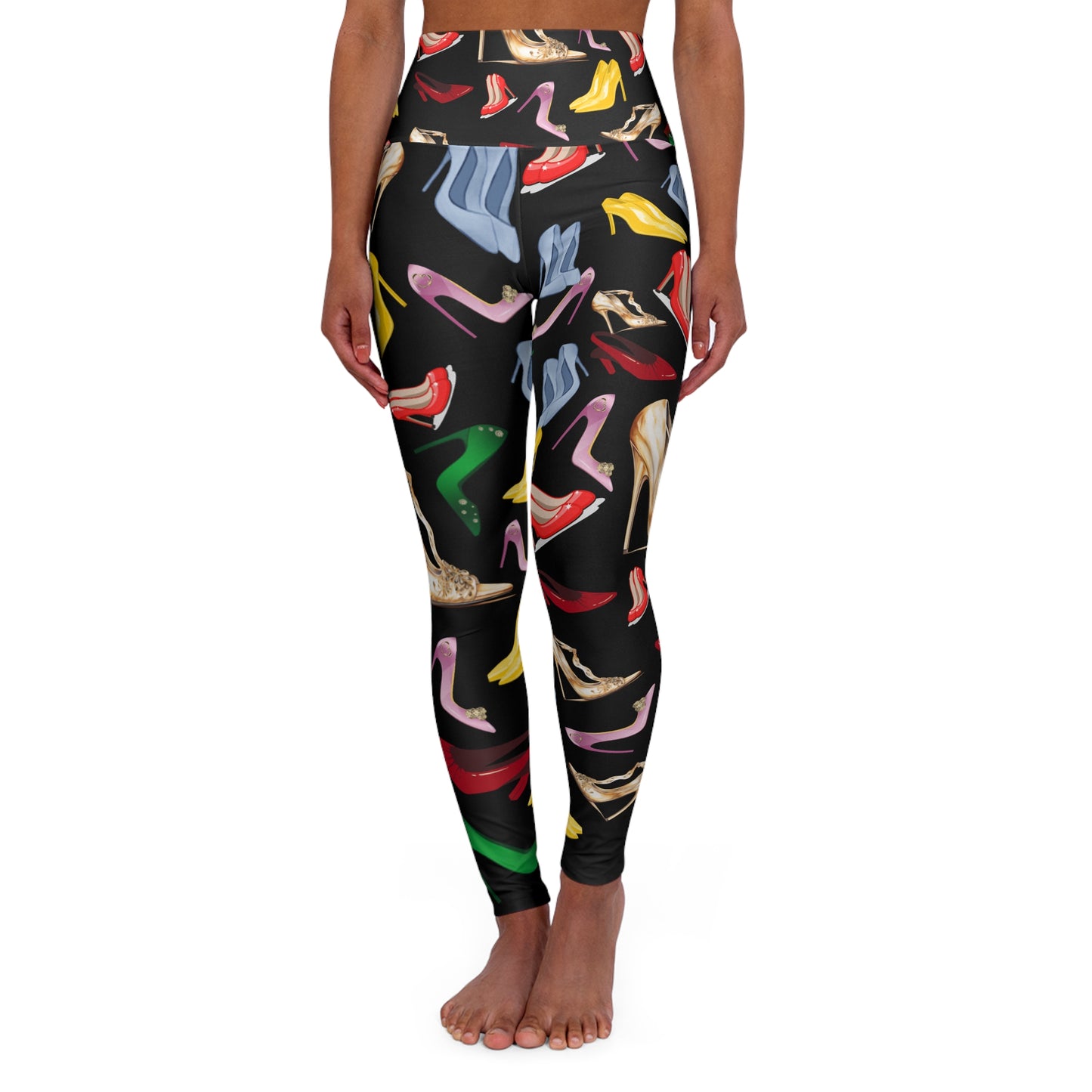 High Waisted Yoga Leggings (AOP)