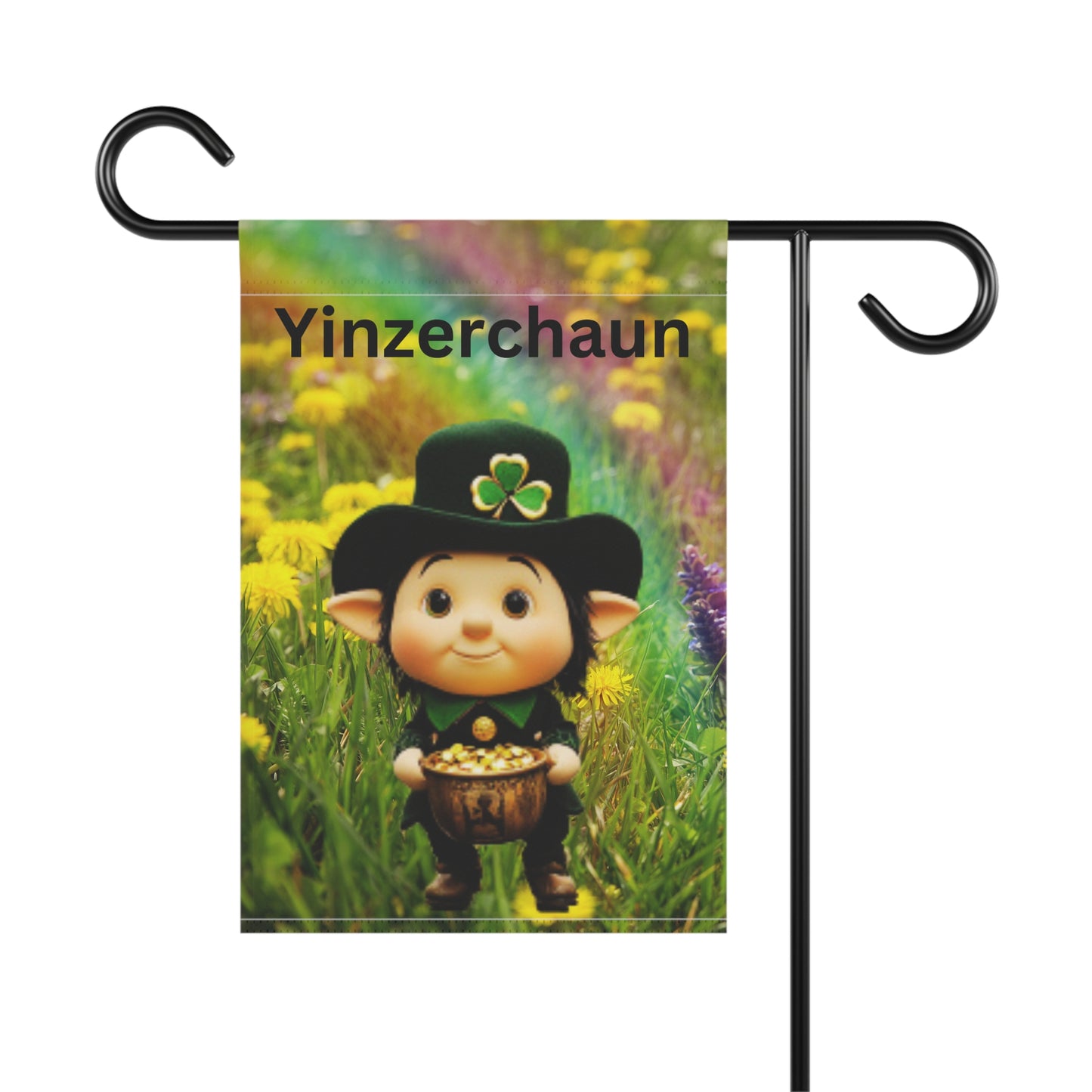 Whimsical Garden Banner - 'Yinzerchaun' Design for Spring Celebrations