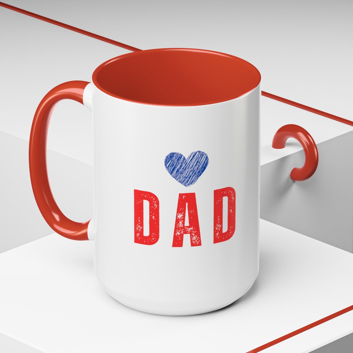 Accent Coffee Mug (11, 15oz) Dad  The Man