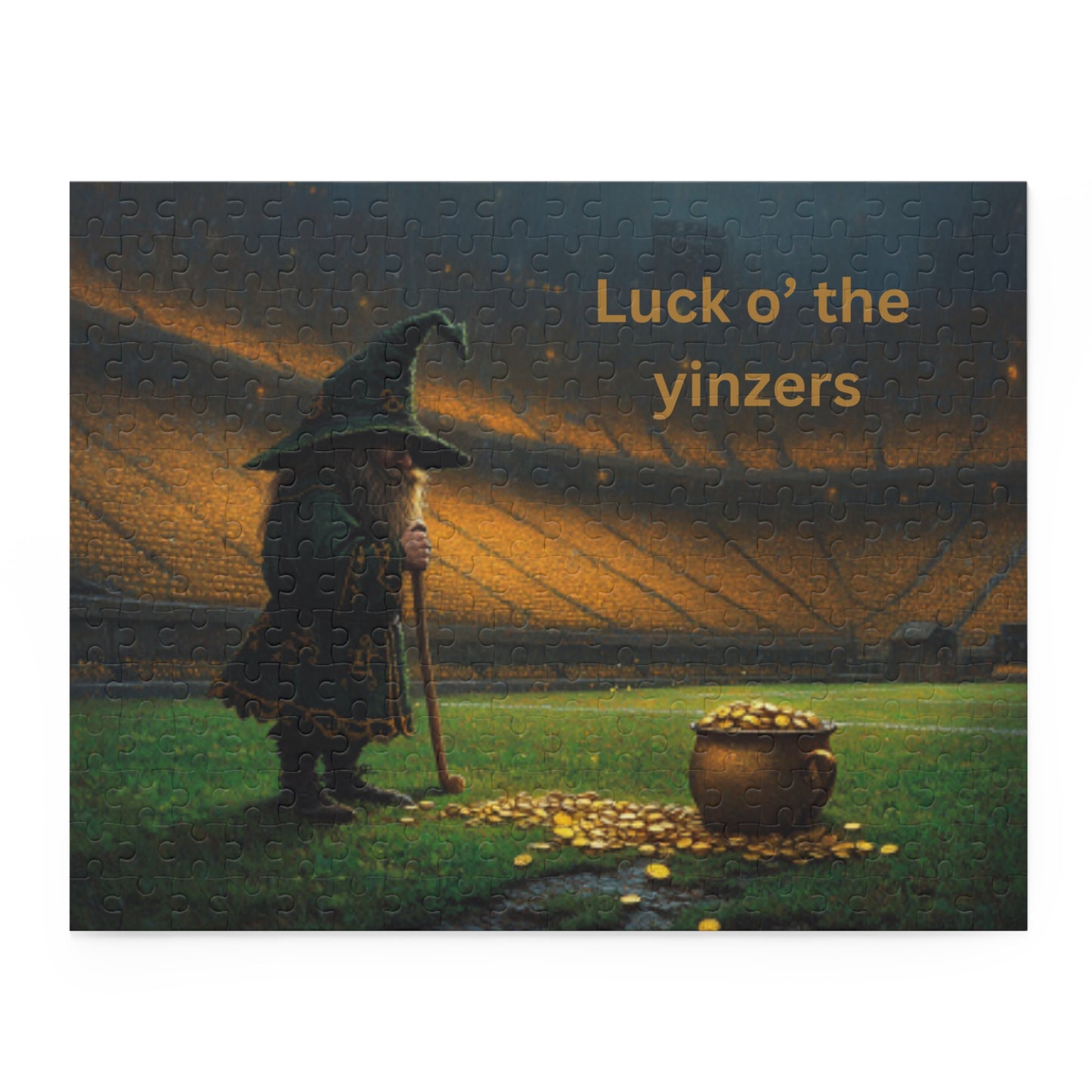 Luck o' the Yinzer Puzzle – 250-Piece St. Patrick's Day Decor