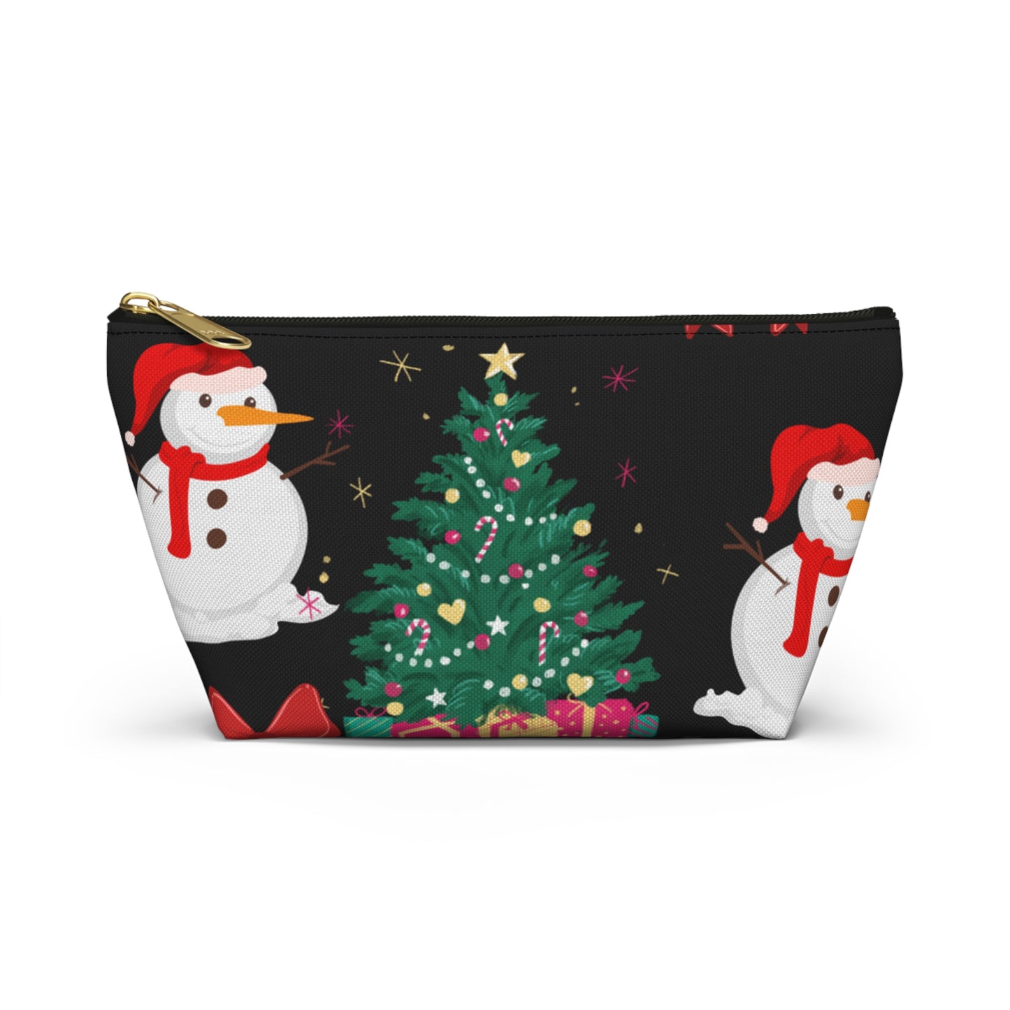 Accessory Pouch w T-bottom snowman