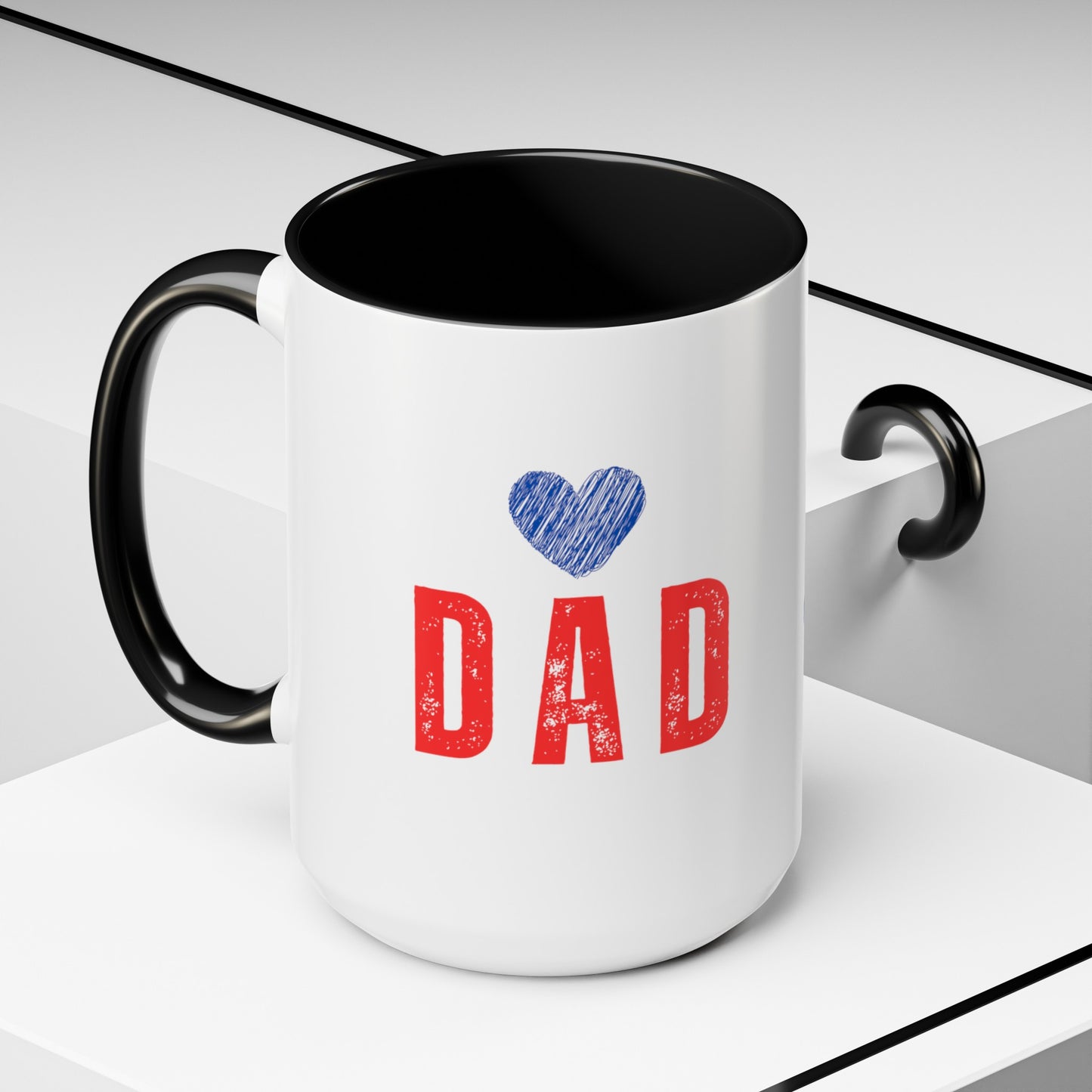 Accent Coffee Mug (11, 15oz) Dad  The Man