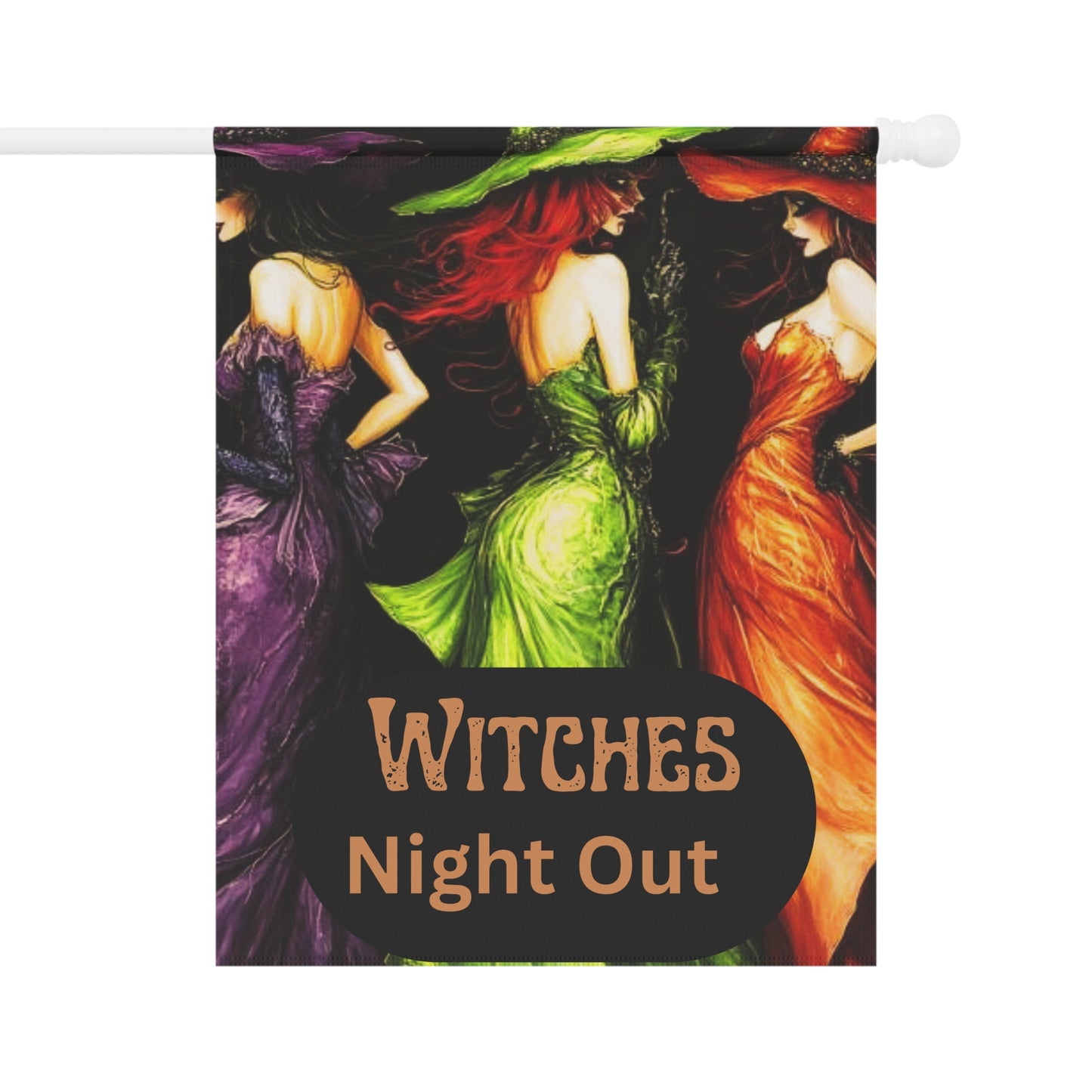 Garden Flag - Witches Night Out