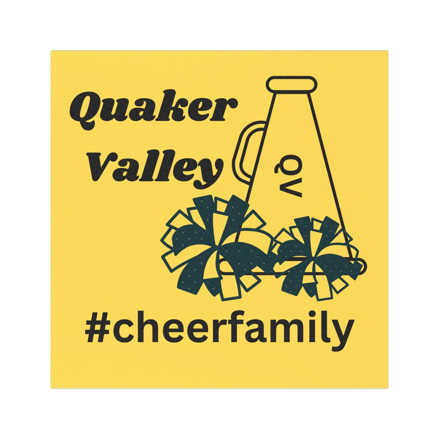 Car Magnets cheer family-QV