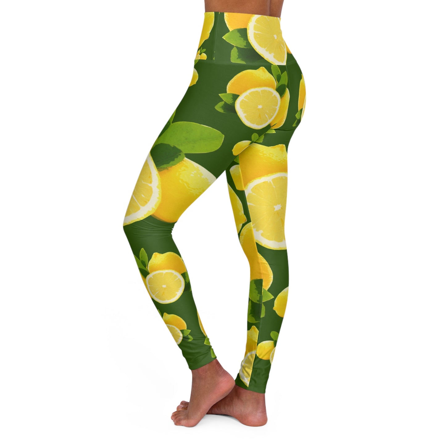 High Waisted Yoga Leggings (AOP)