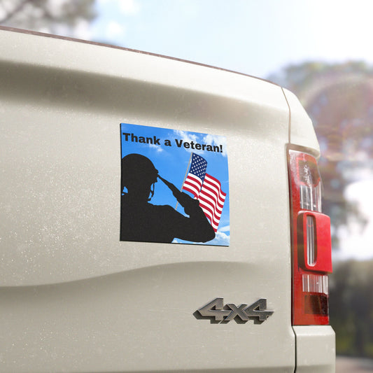 Car Magnets thank a vet