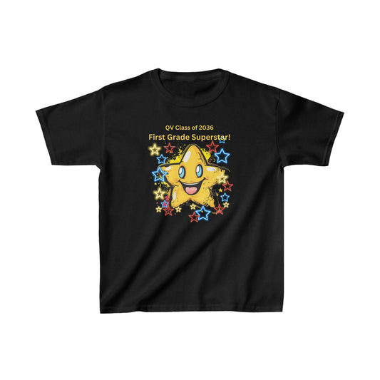 Kids Heavy Cotton™ Tee QV First grade