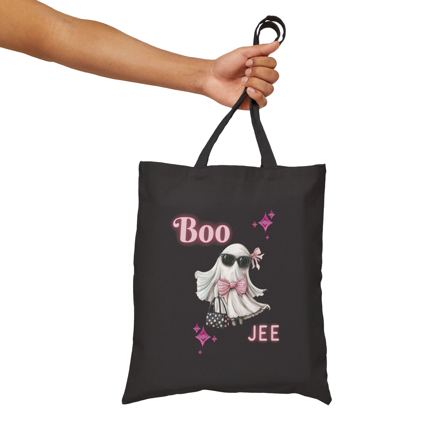 Cotton Canvas Tote Bag boo jee