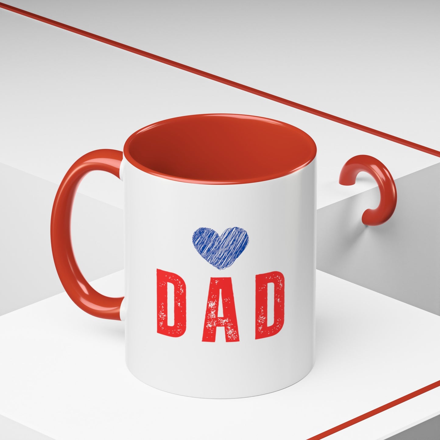 Accent Coffee Mug (11, 15oz) Dad  The Man