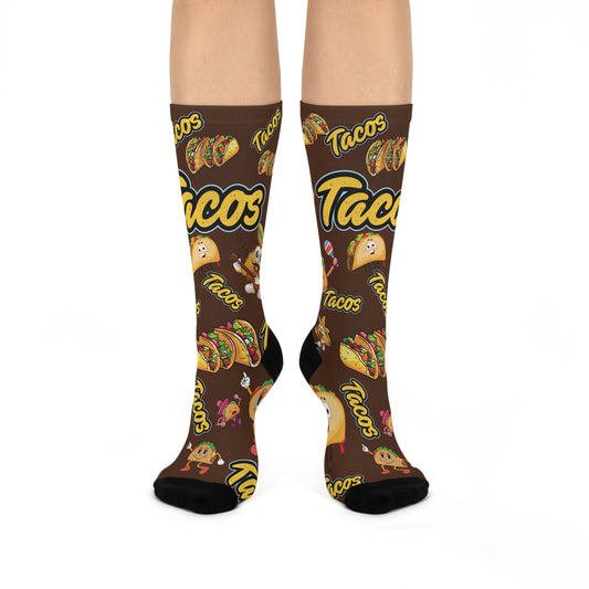 Cushioned Crew Socks Tacos