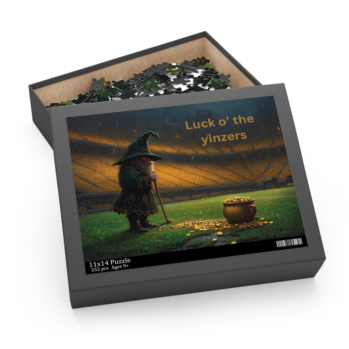 Luck o' the Yinzer Puzzle – 250-Piece St. Patrick's Day Decor