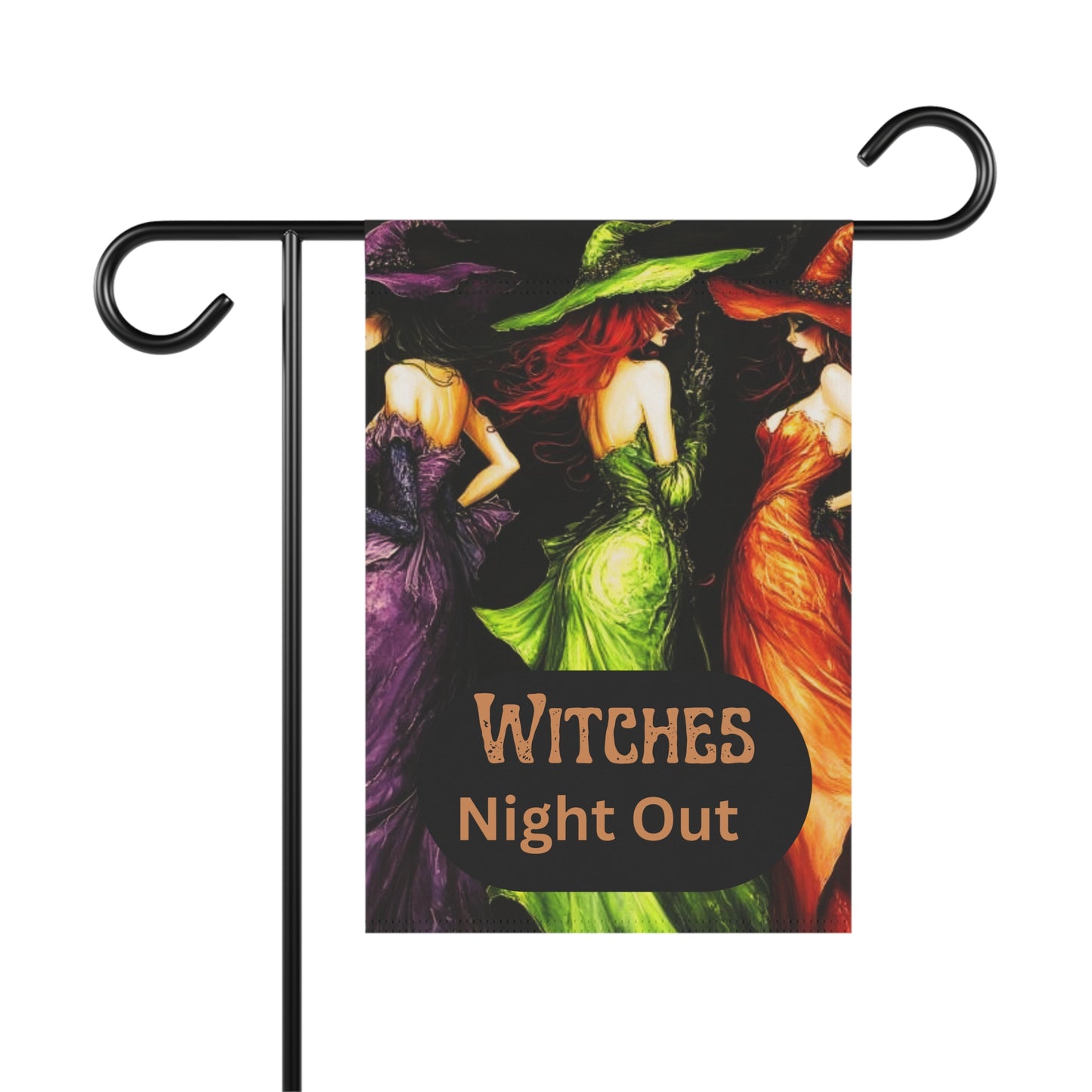 Garden Flag - Witches Night Out