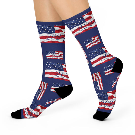 Cushioned Crew Socks Patriotic