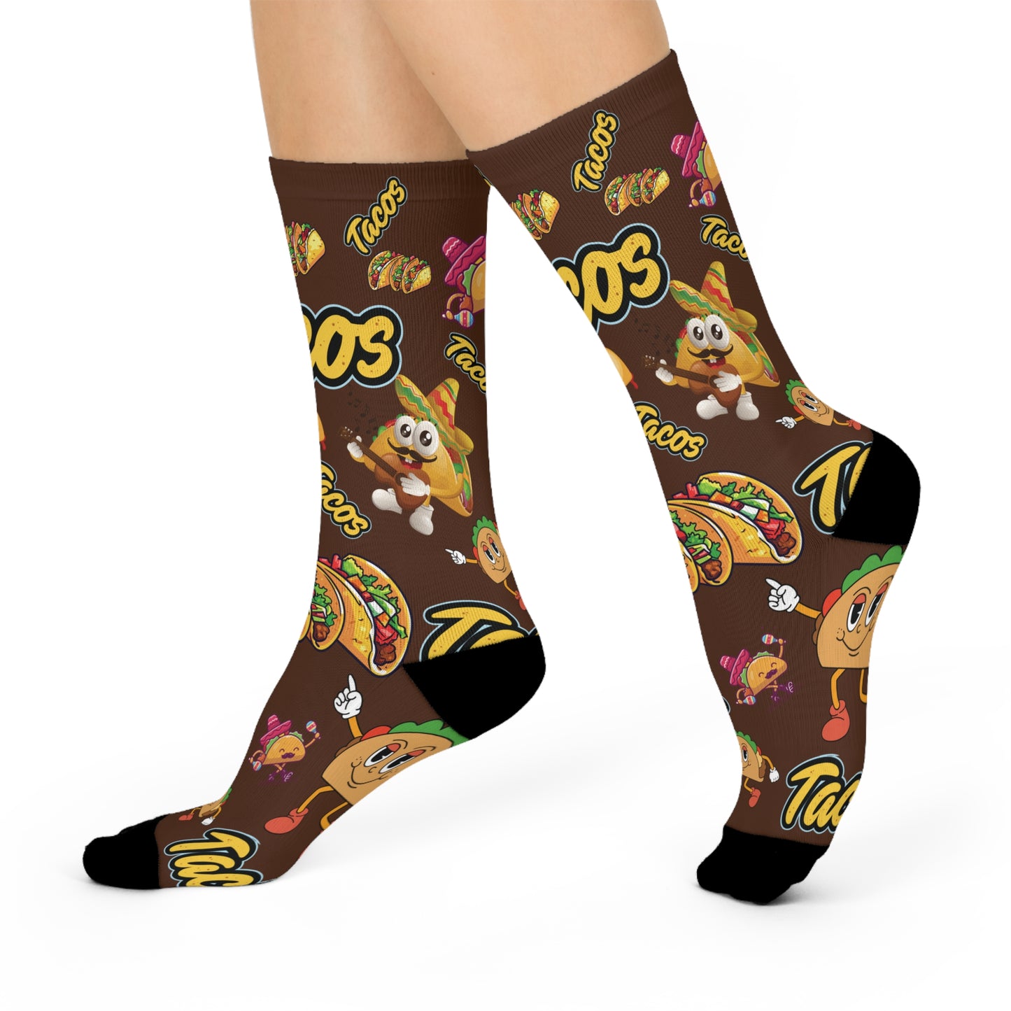 Cushioned Crew Socks Tacos