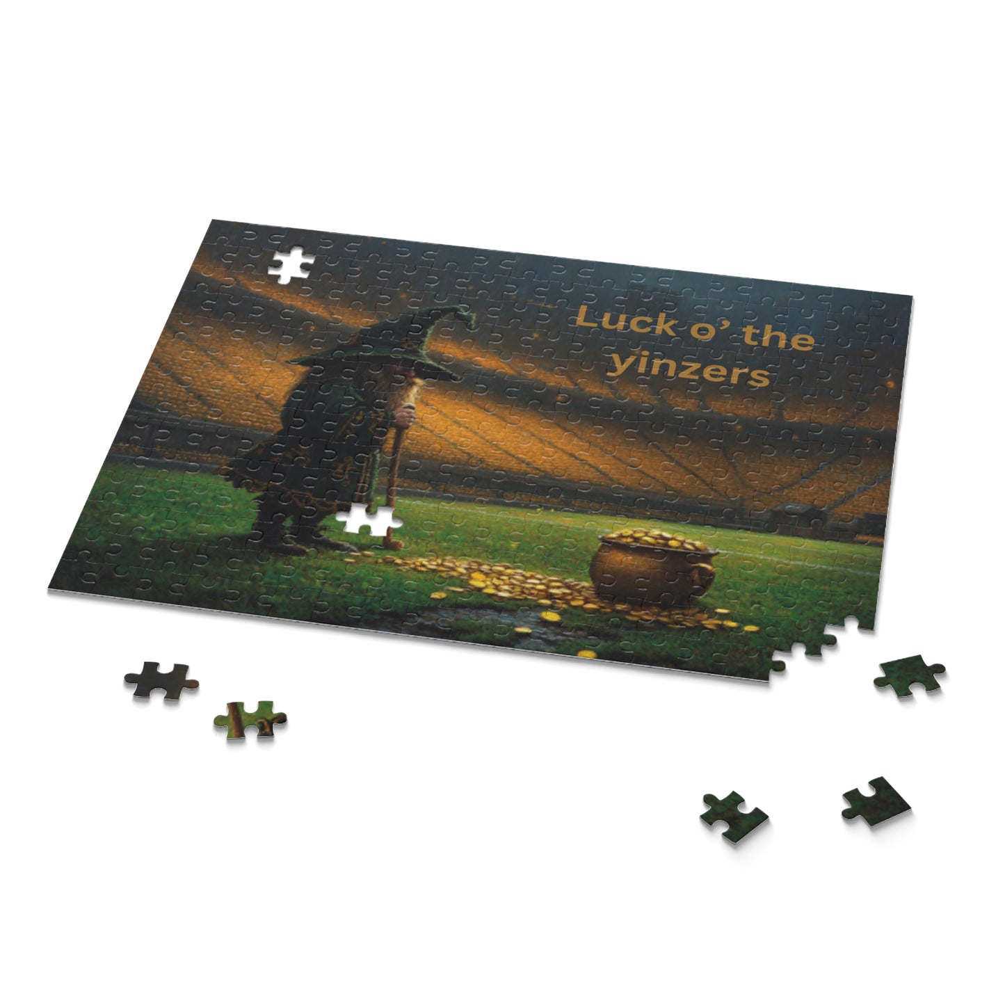 Luck o' the Yinzer Puzzle – 250-Piece St. Patrick's Day Decor