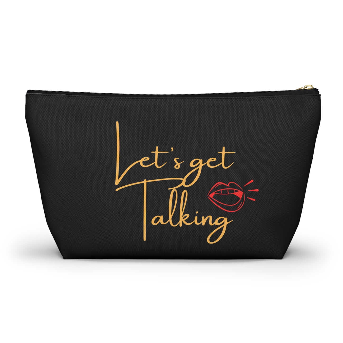 Accessory Pouch w T-bottom  Let's Talk