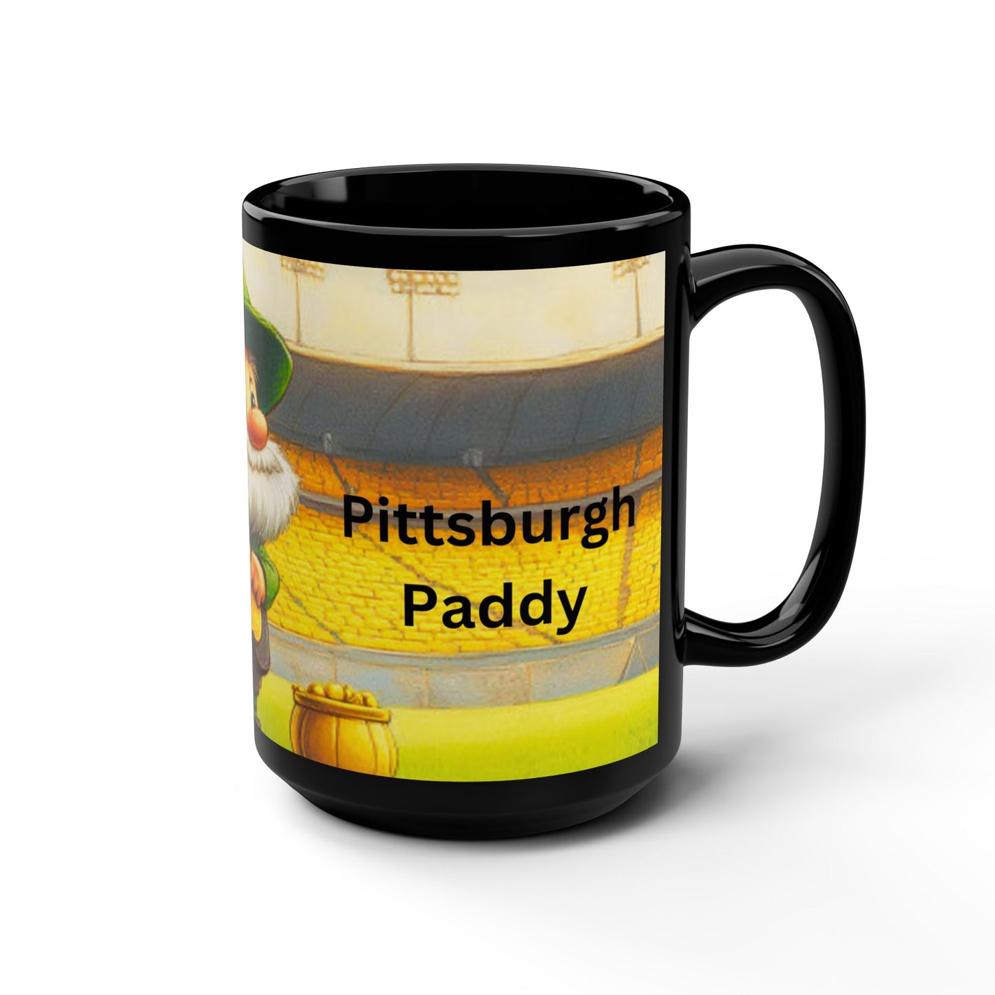 Mug St Patrick's Day Pittsburgh Paddy Celebration 15oz Black