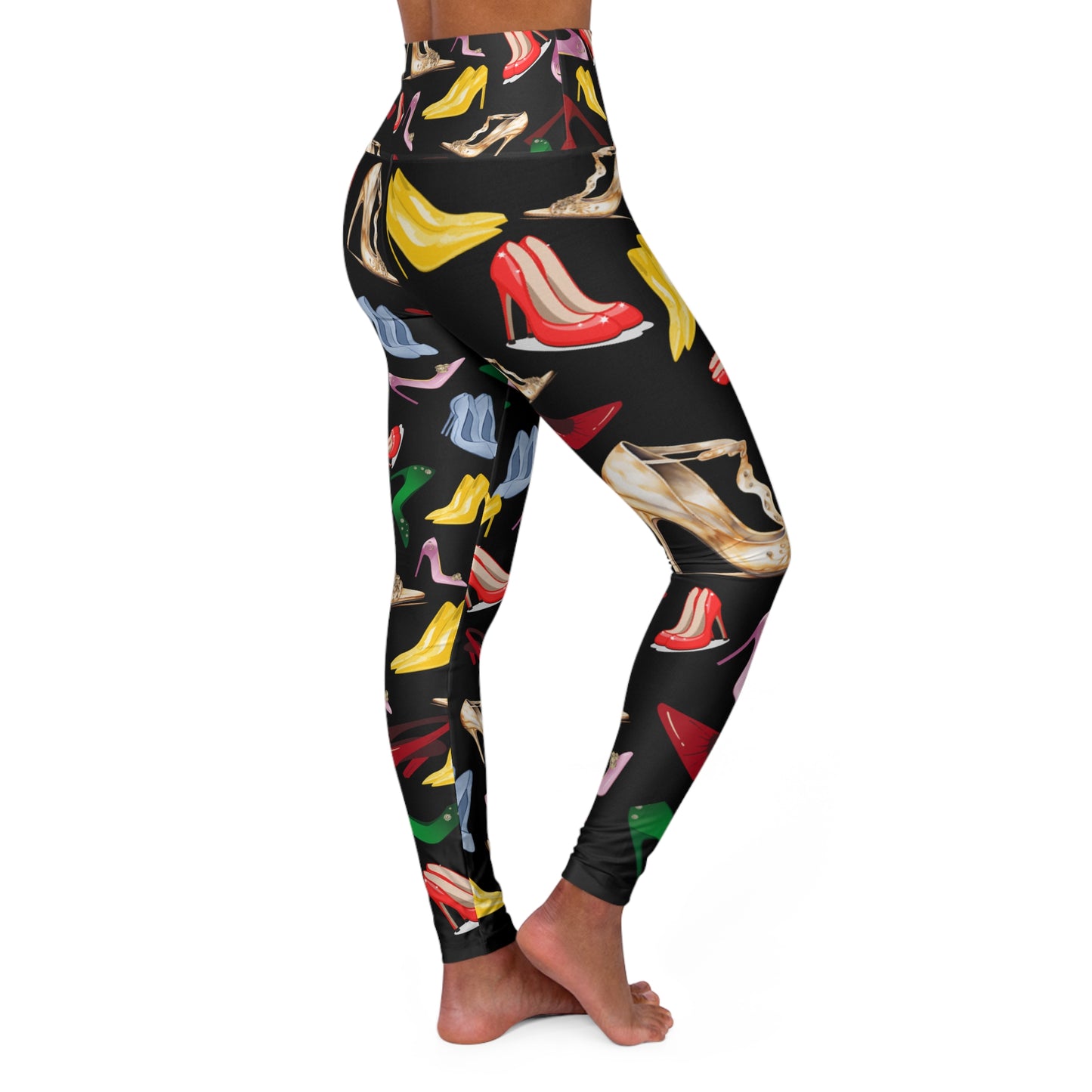 High Waisted Yoga Leggings (AOP)