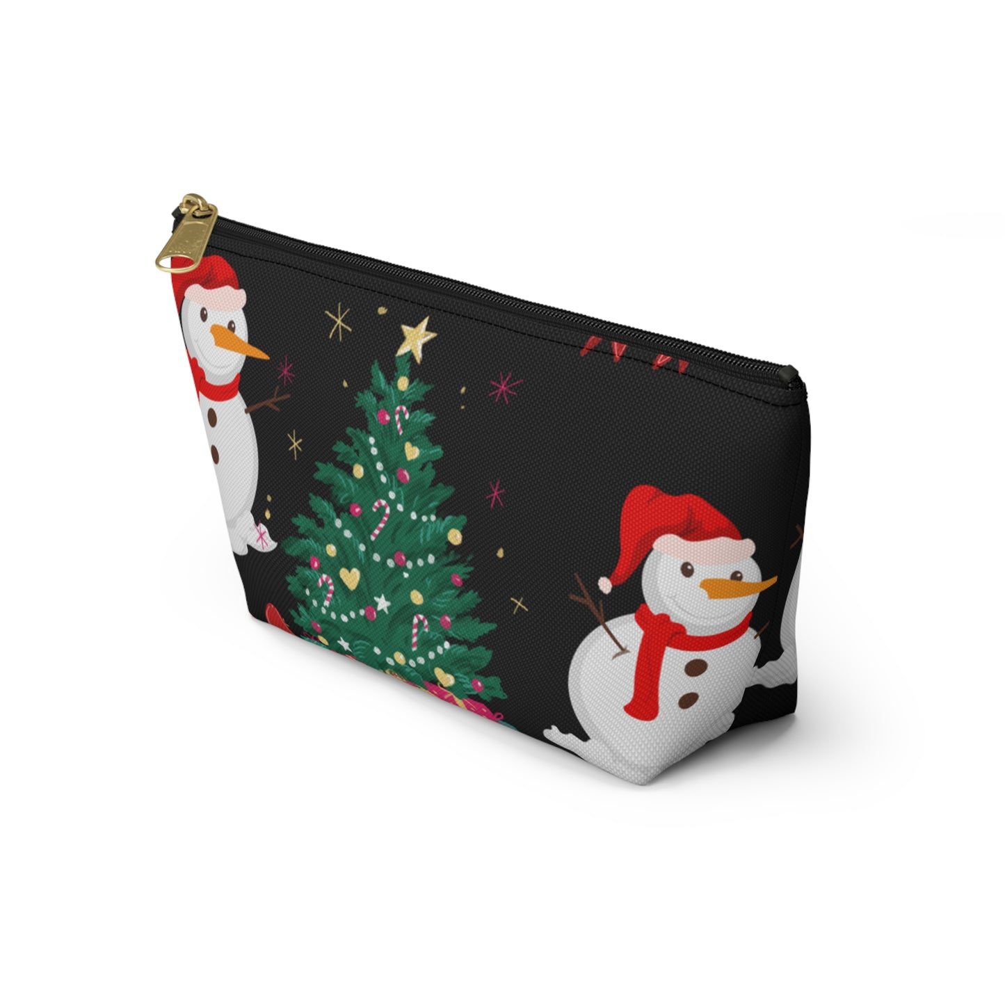 Accessory Pouch w T-bottom snowman