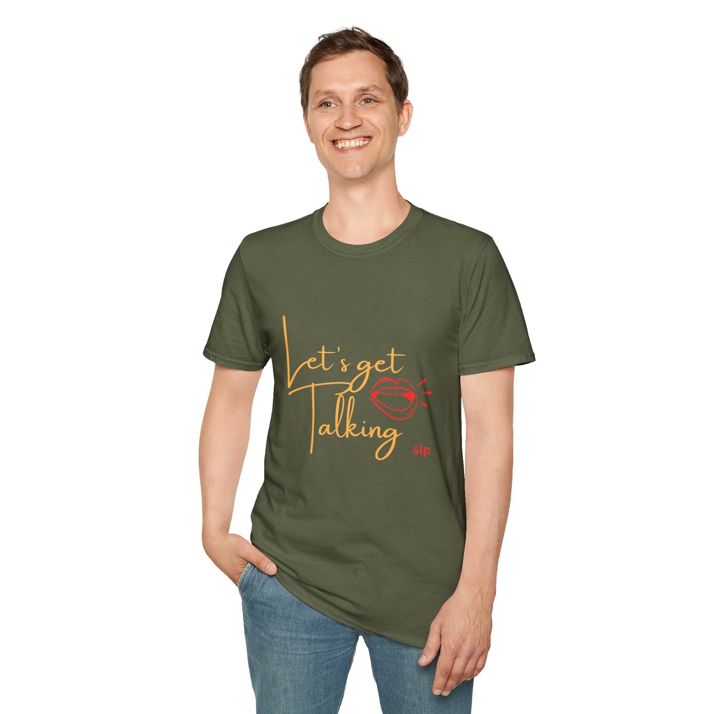 Let' s get Talking Unisex Softstyle T-Shirt