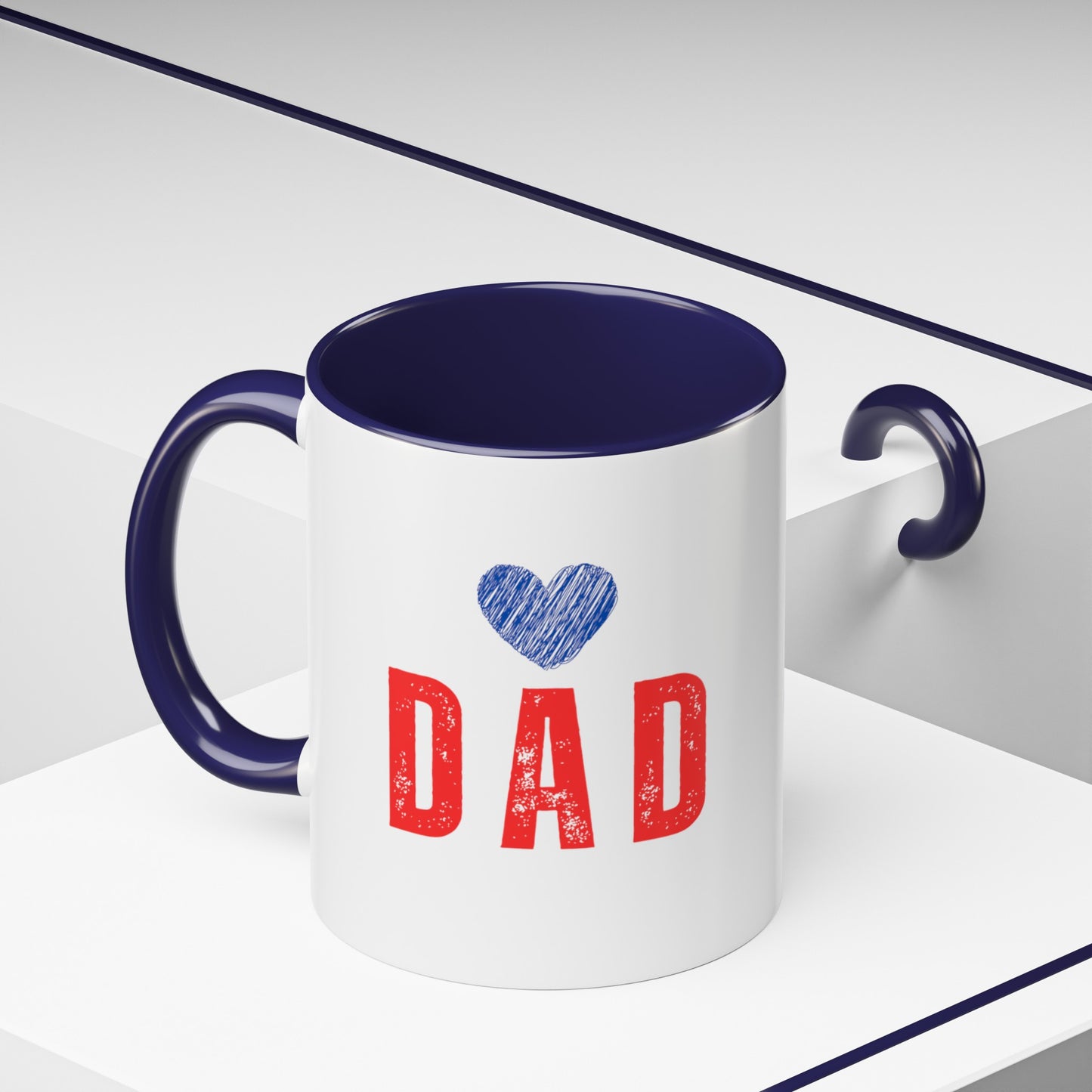 Accent Coffee Mug (11, 15oz) Dad  The Man