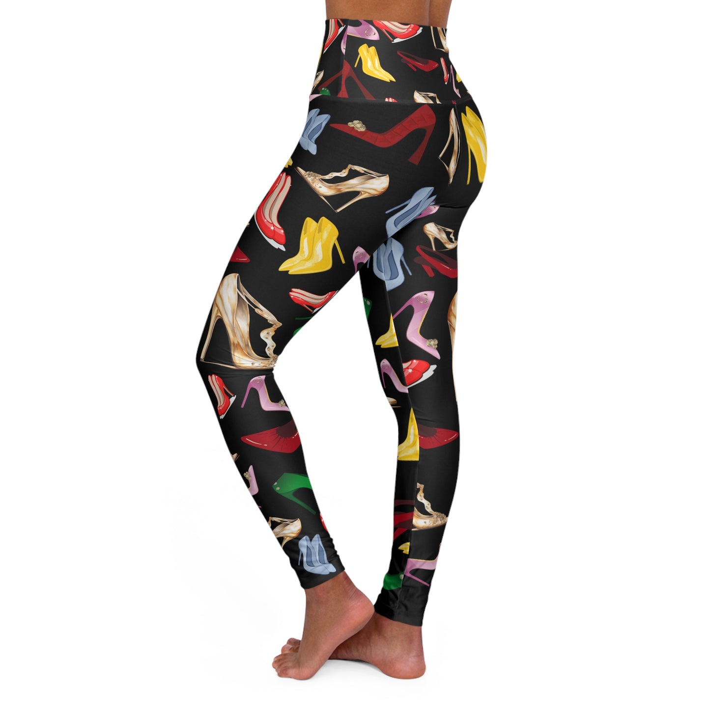 High Waisted Yoga Leggings (AOP)