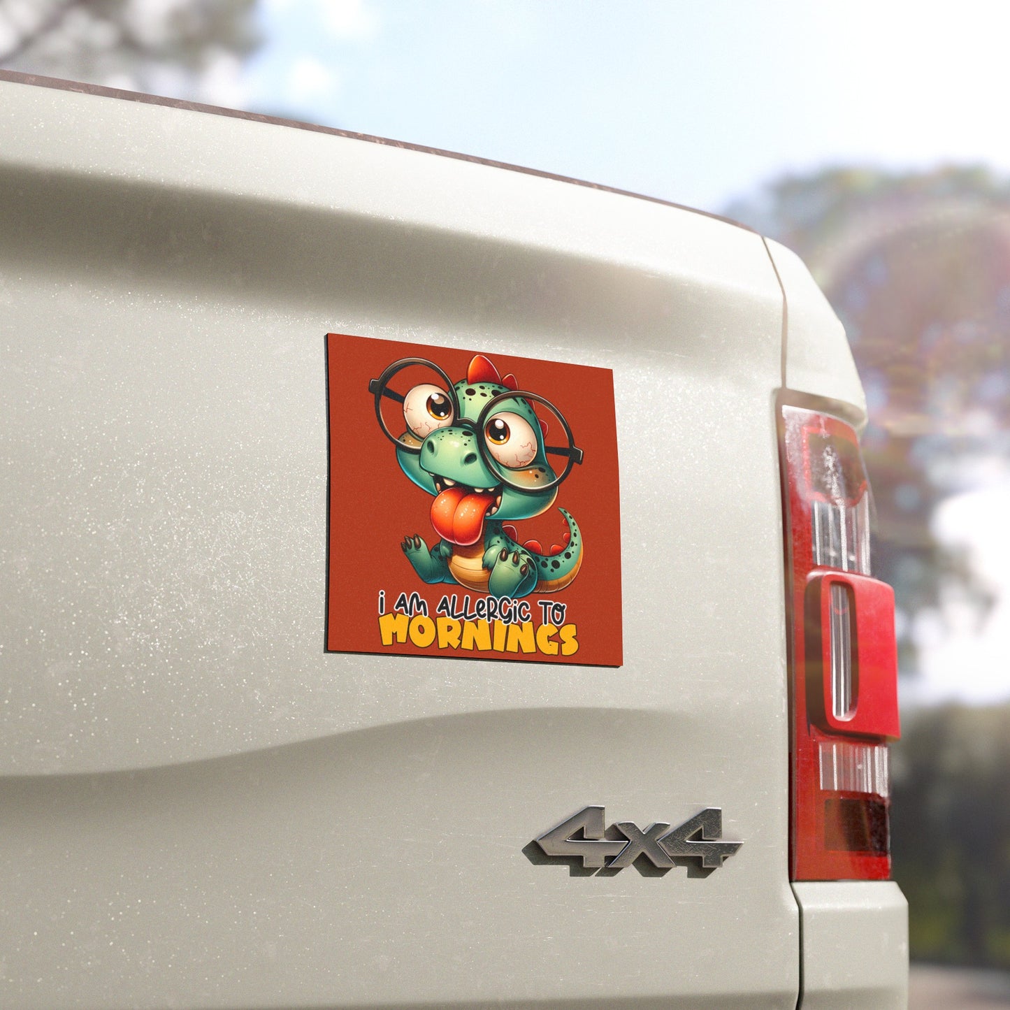 Car Magnets allergic to mornings