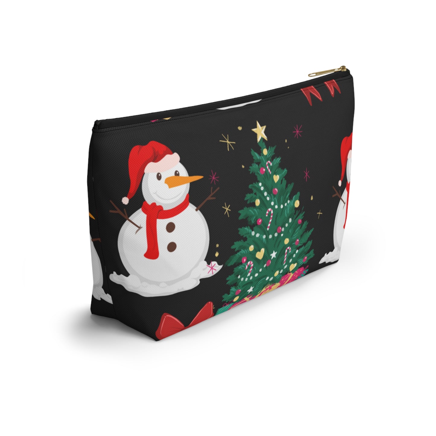 Accessory Pouch w T-bottom snowman