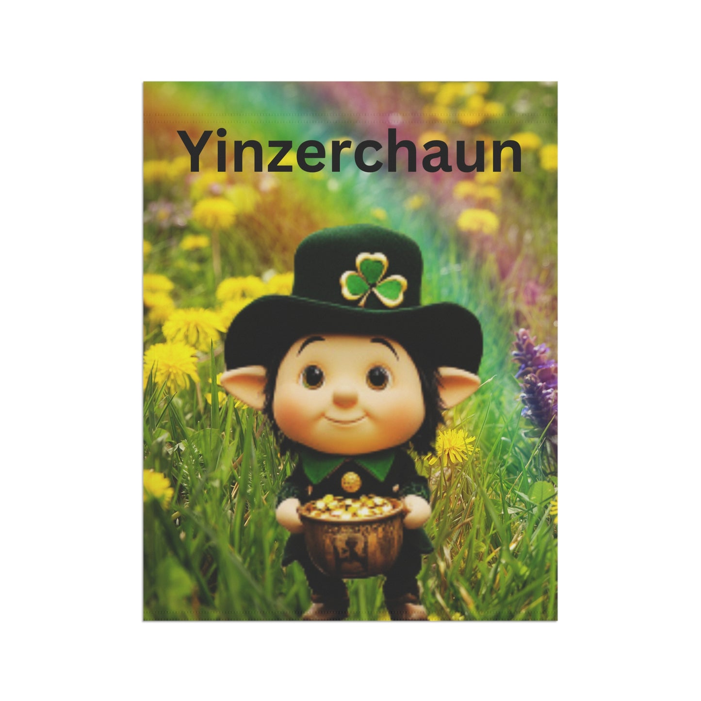 Whimsical Garden Banner - 'Yinzerchaun' Design for Spring Celebrations