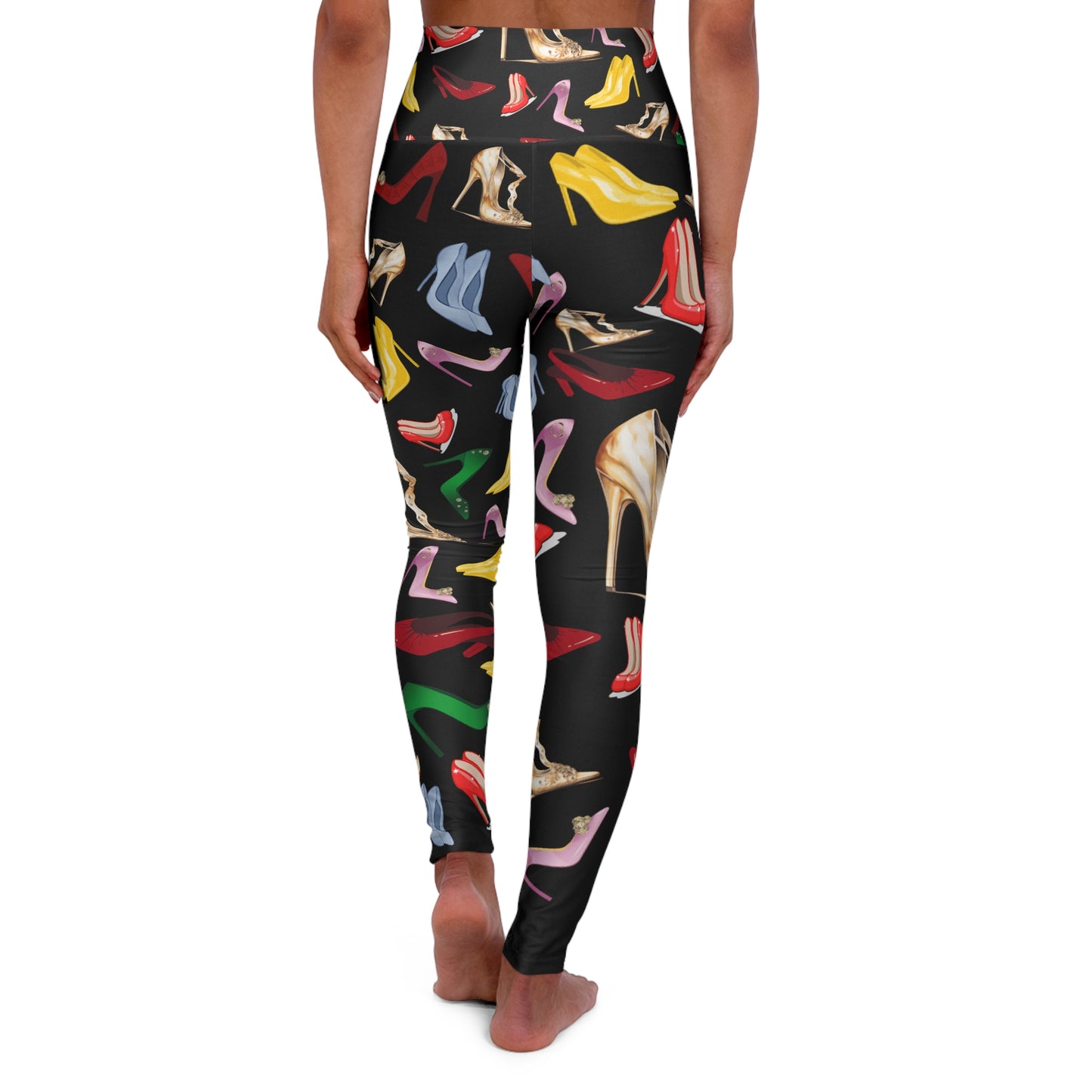 High Waisted Yoga Leggings (AOP)