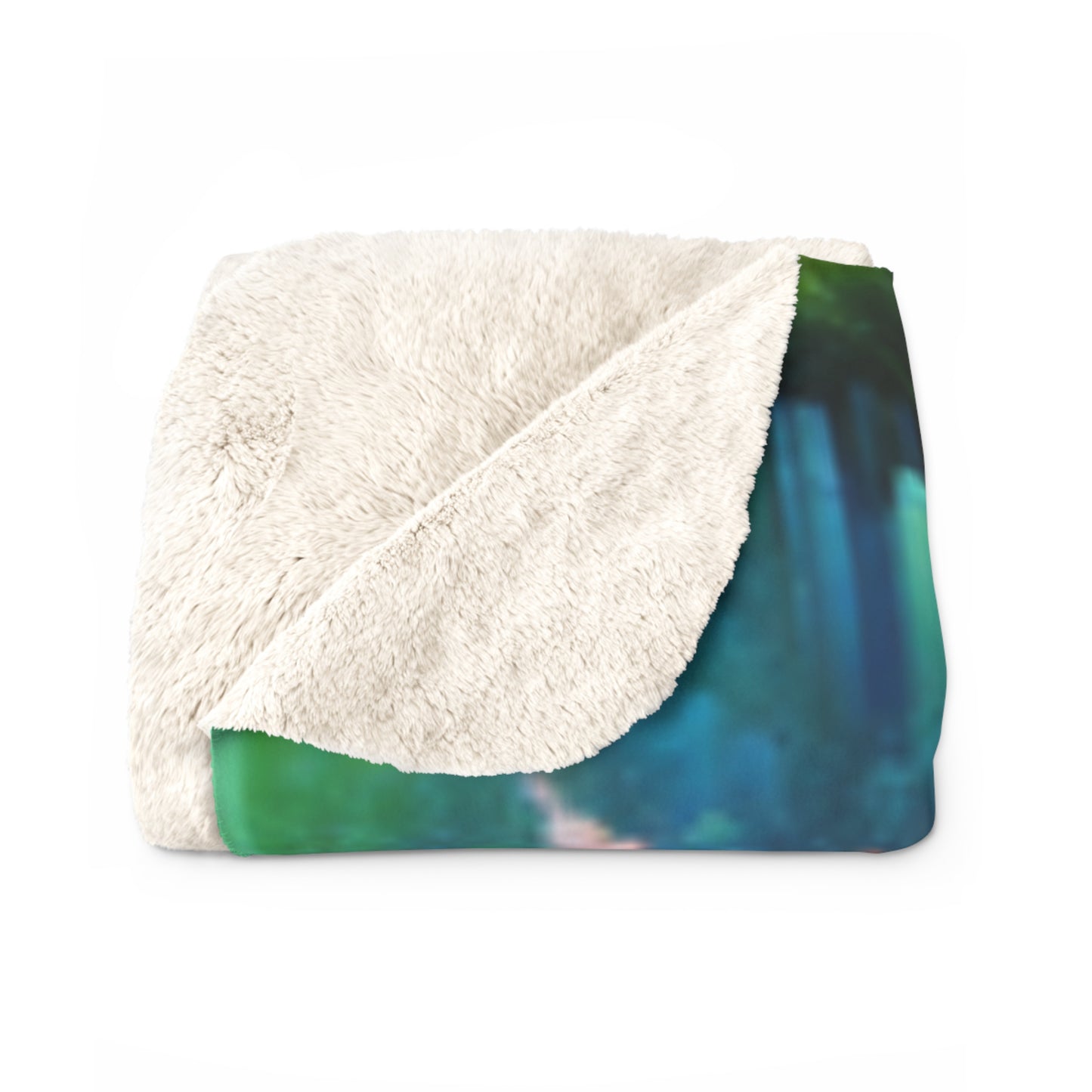 Sherpa Fleece Blanket Crystal Waterfall