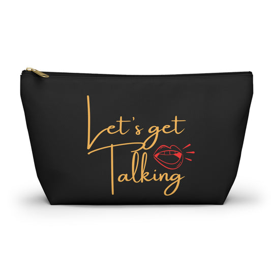 Accessory Pouch w T-bottom  Let's Talk