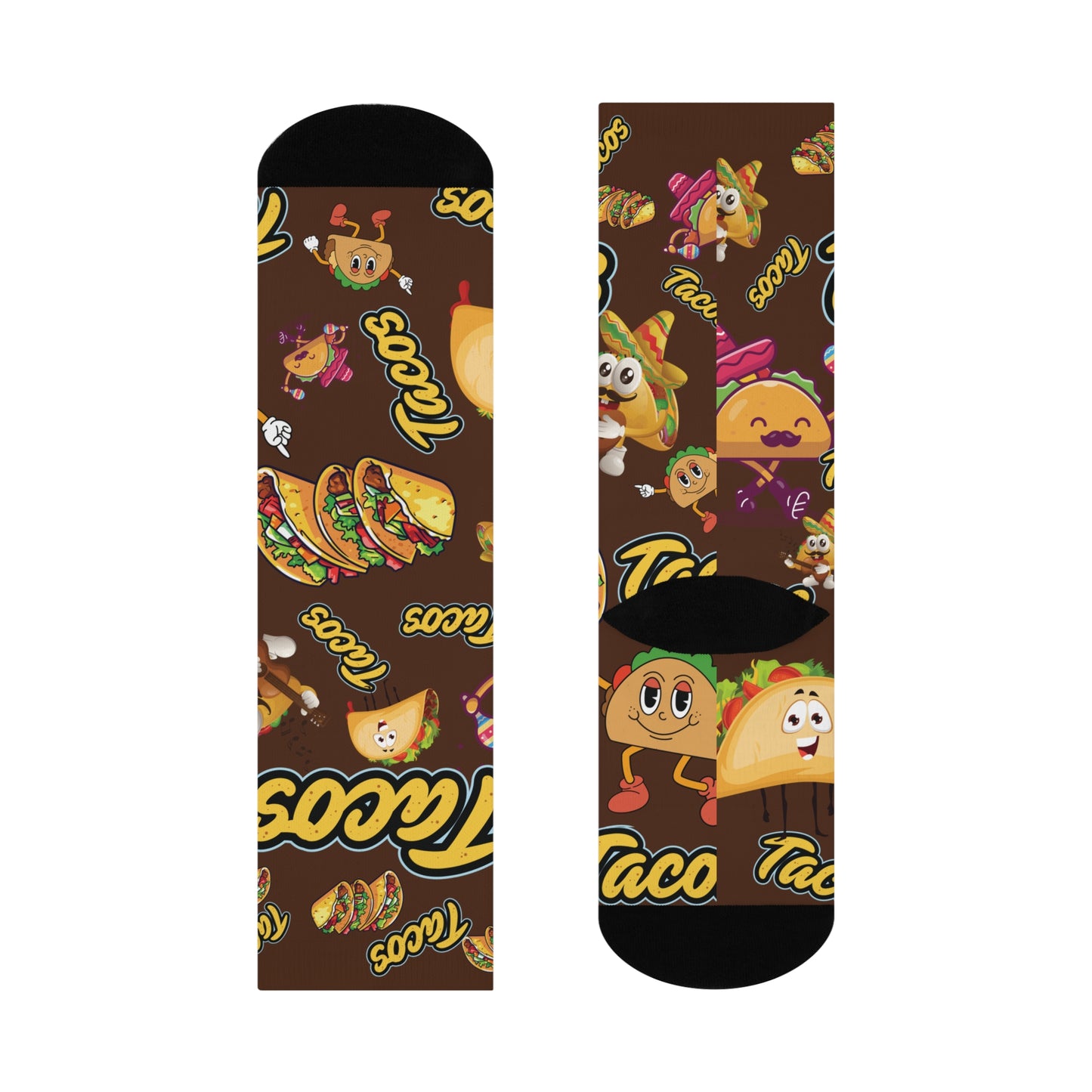 Cushioned Crew Socks Tacos