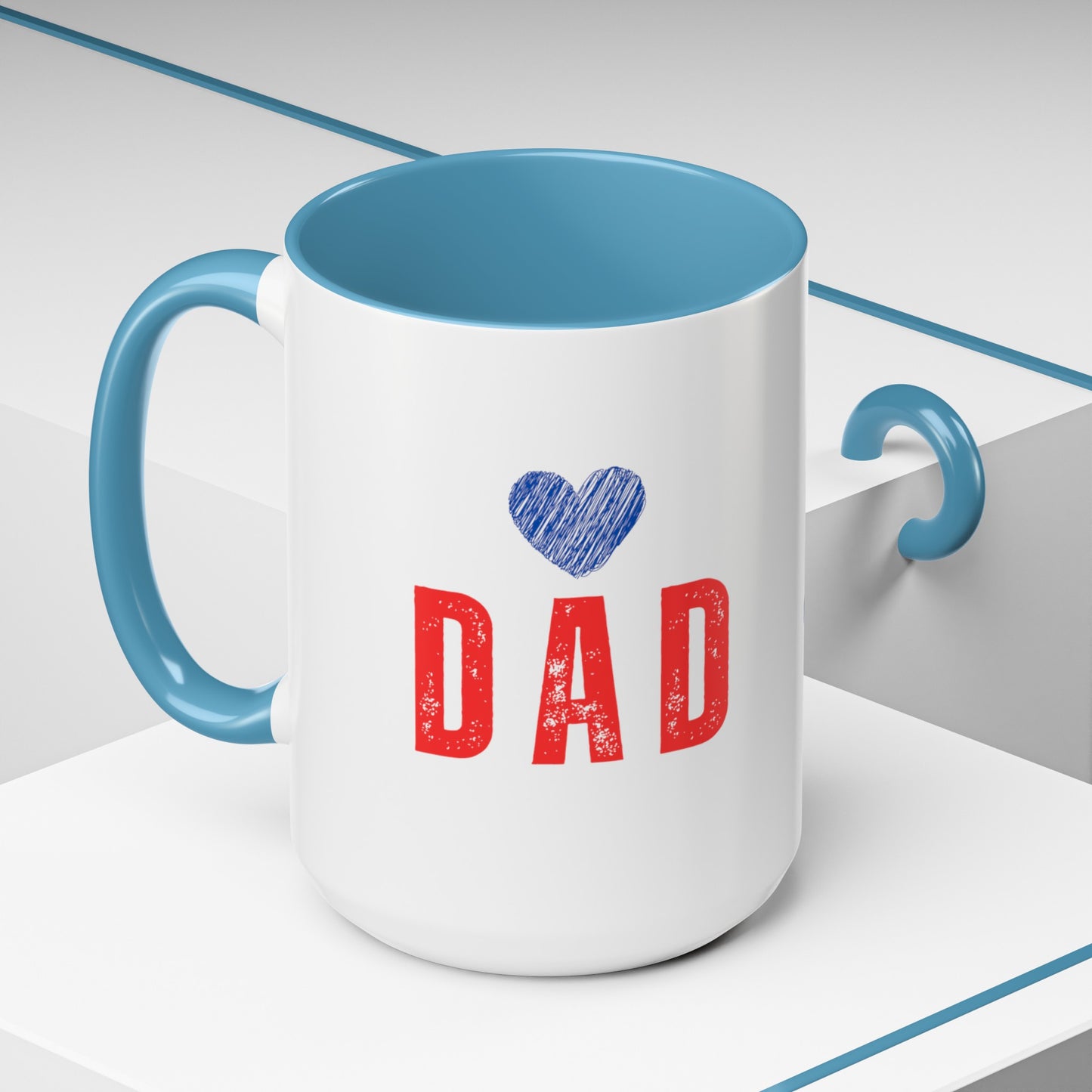 Accent Coffee Mug (11, 15oz) Dad  The Man