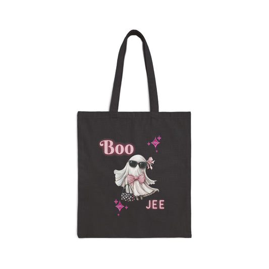 Cotton Canvas Tote Bag boo jee