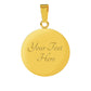 Luxury Circle Bangle  Medical Alert Allergy  Personalize
