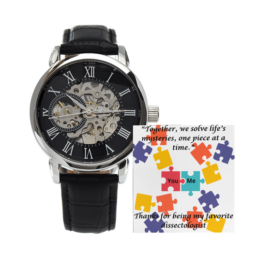 Together we solve life's mysteries     Openwork Watch  LIMITED QUANITY