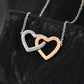 Interlocking Hearts Necklace   True Friendship is not measured Limited Edition