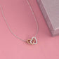 Time and Friends       Interlocking Hearts Necklace