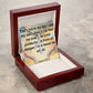 Artisan Cross Necklace on Cuban Chain w/ MC  Psalm 27:1