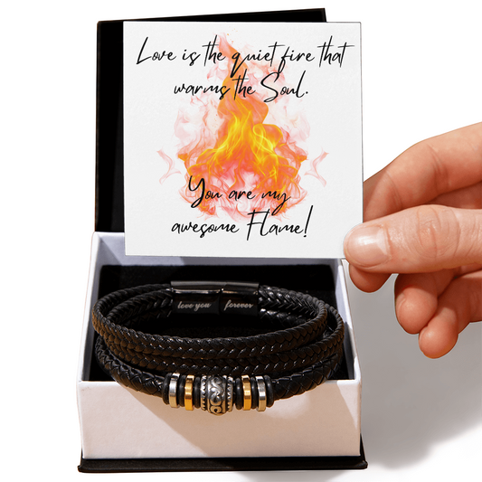 Love is the Fire     Love You Forever Bracelet