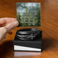 Men's Cross Bracelet My Grown Son from Mom