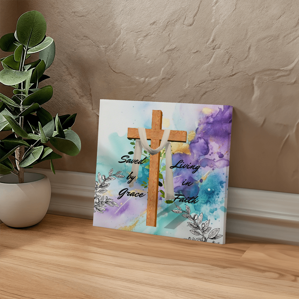 Gallery Wrapped Canvas   Saved by Grace