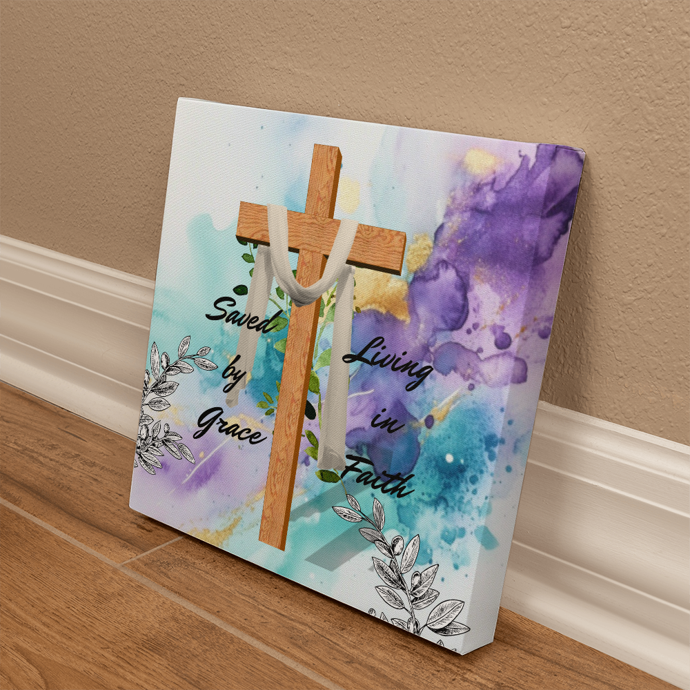 Gallery Wrapped Canvas   Saved by Grace