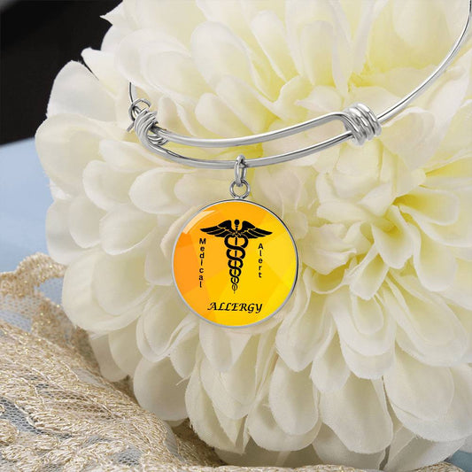 Medical Alert  Allergy Bracelet Personalized