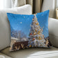 Glitter tree classic Pillow cover with insert 14" x 14"