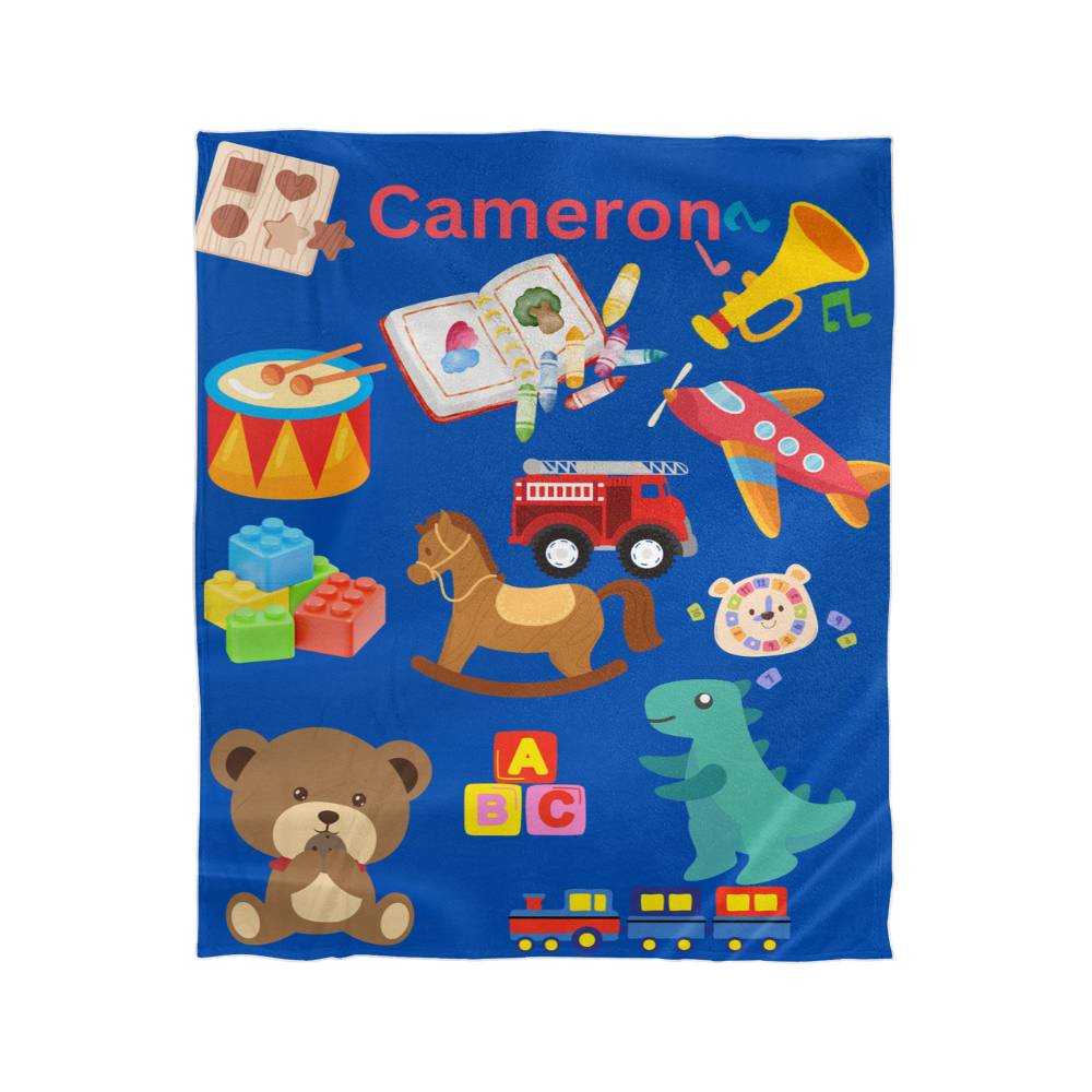 Boy fleece  cuddly blanket